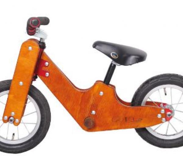 Children wood bycicles, bikes, Image