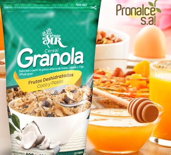 Granola Coco y pasas Procesadora Nacional de Cereales S.A Colombian