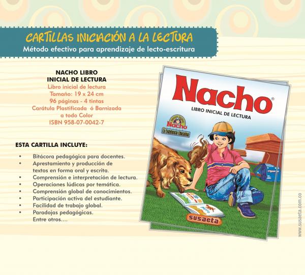 Nacho Libro Inicial De Lectura Susaeta Ediciones S A Colombian B2b Marketplace