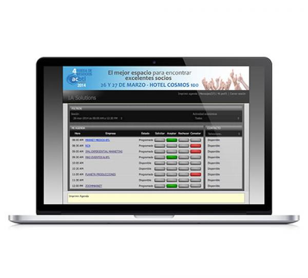 Software para ruedas de negocios