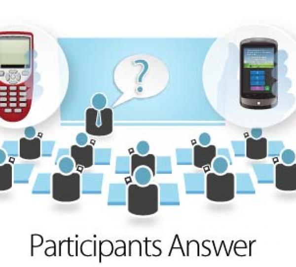 Software y hardware para presentaciones y encuestas en tiempo real