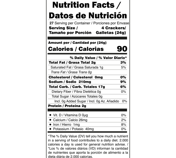 Crackers Dux Salted Display 23 Oz Image