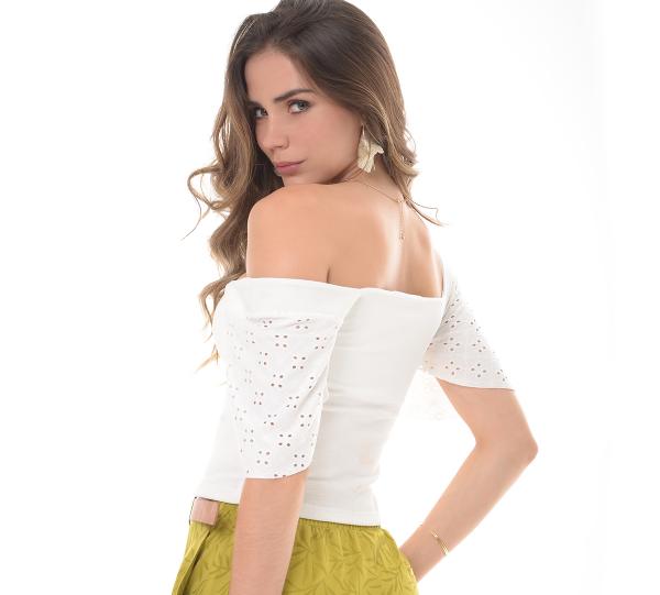 Women’s white t-shirt-1351 Image