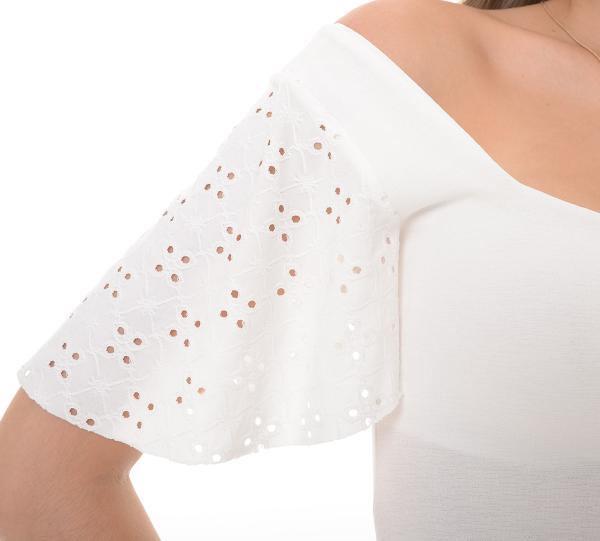 Women’s white t-shirt-1351 Image