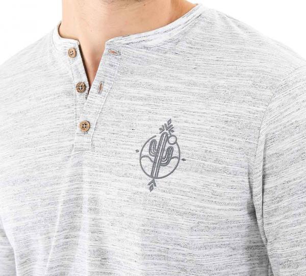 Gray long sleeve T-shirt - Men Image