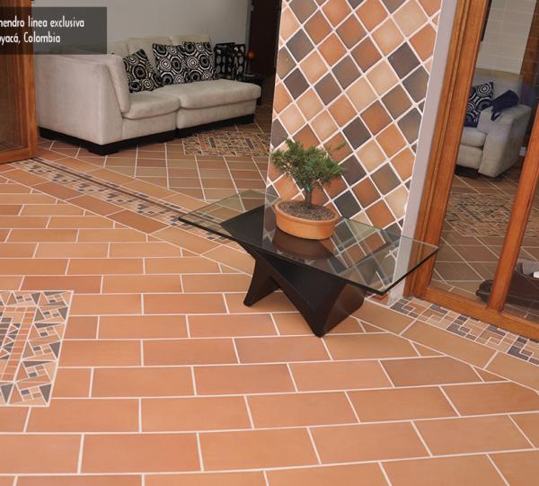 Clay floor tile 40x20 exclusive line Image