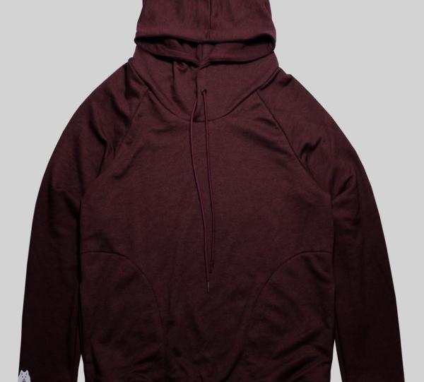 Monoic Zip Hoodie V3 - Vino Tinto