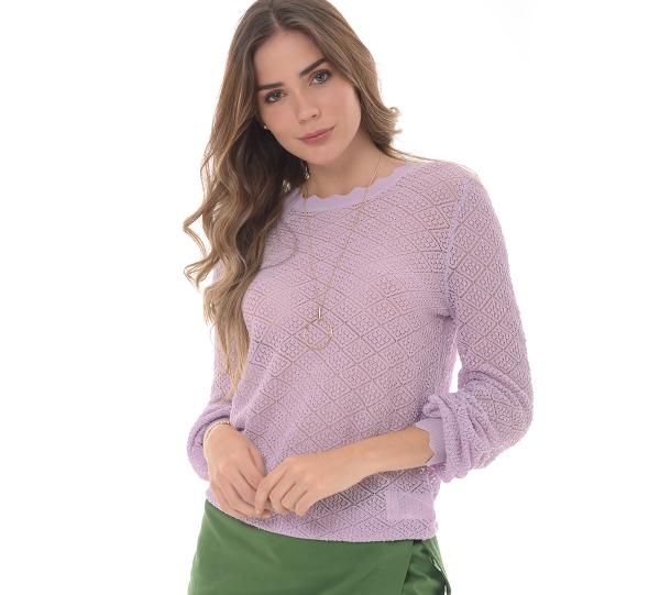 Women’s violet sweater-1424 Image