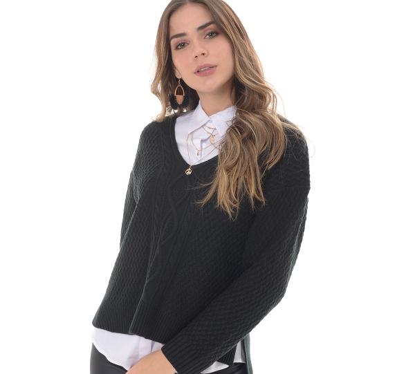 Women’s black sweater-1425 Image