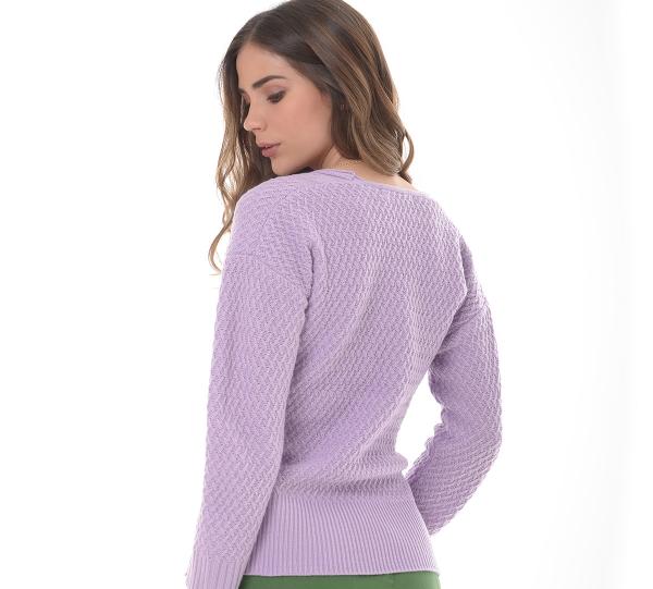 Women’s violet sweater-1425 Image