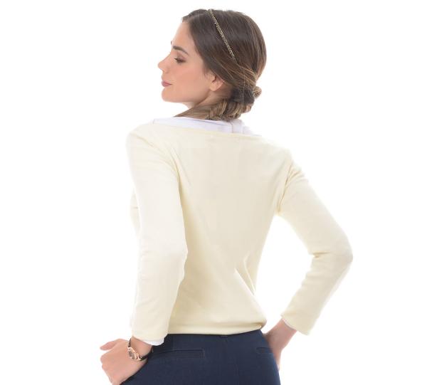 Women’s white sweater-1832 Image