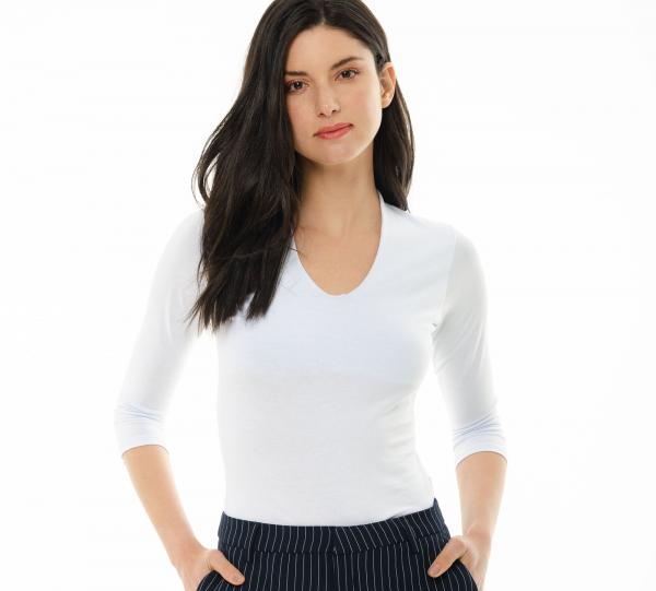 Women’s white t-shirt-1721 Image