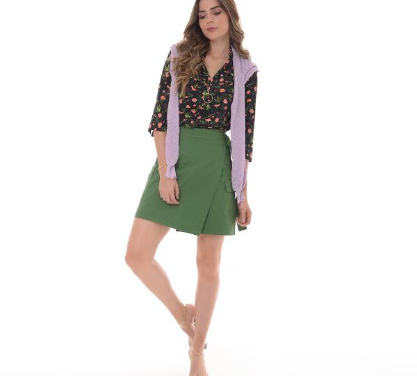 women’s Green skirt-1840 Image