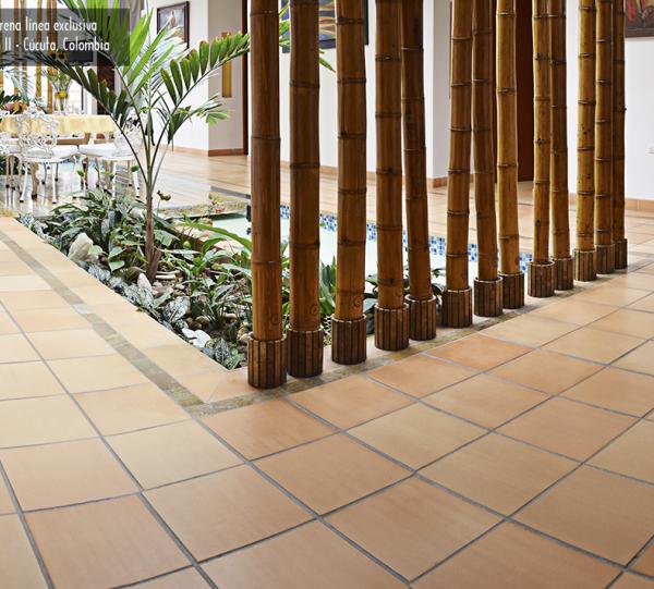 Clay floor tile 30x30 exclusive line Image