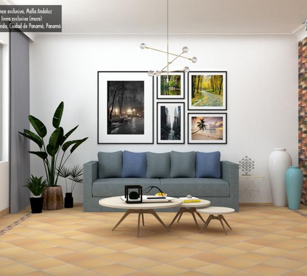 Clay floor tile 30x30 exclusive line Image