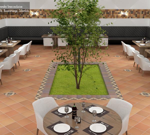 Clay floor tile 30x30 exclusive line Image