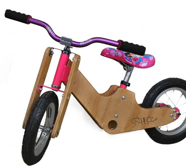 Children wood bycicles, bikes, Image