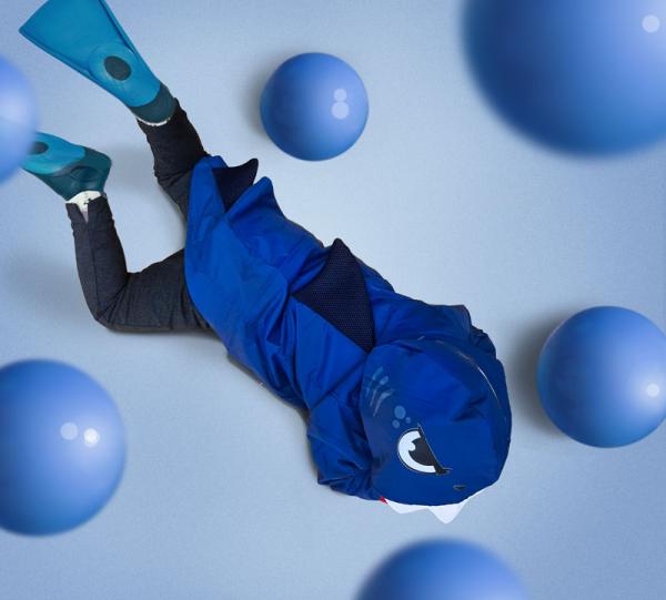 Gray Shark Waterproof Jacket Image