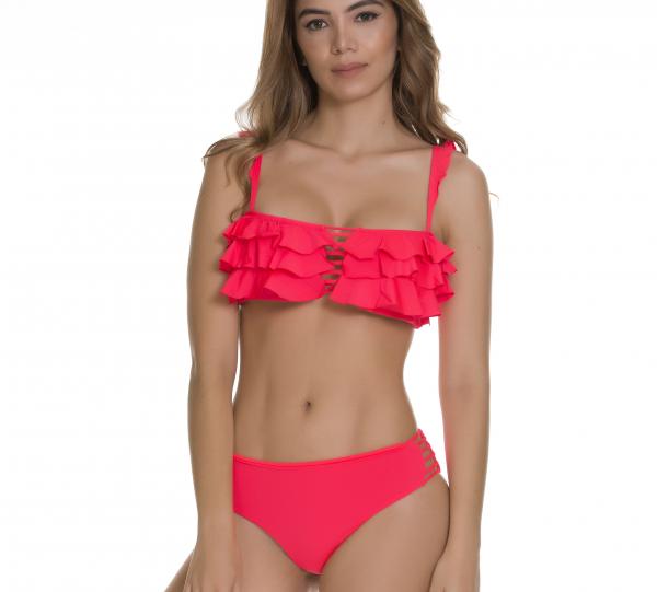 3409 Strapless ruffle bikini, removable cup Image