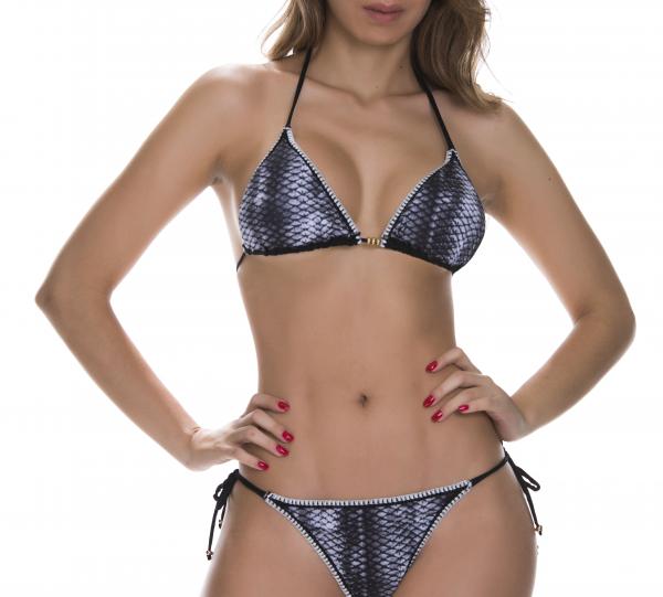 3427 Tanning reversible bikini, thread embroidery Image