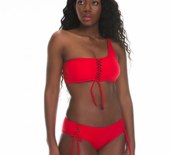 3442 Adjustable one shoulder bikini Image