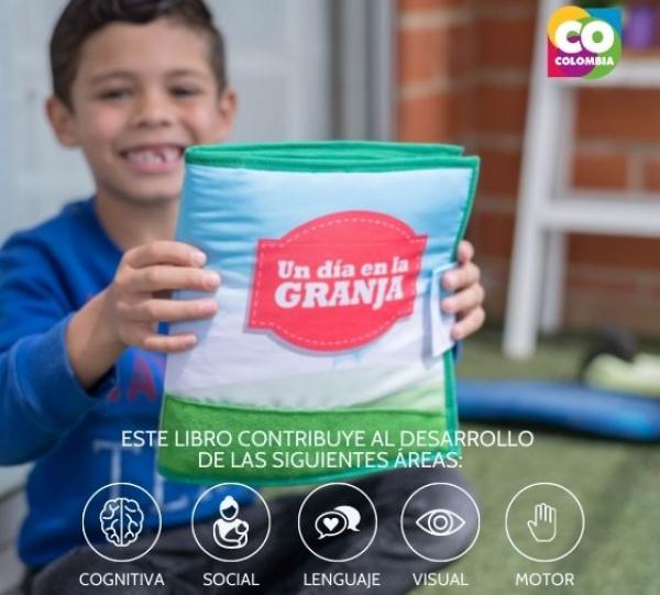 Un día en la granja - Activities fabric book Image