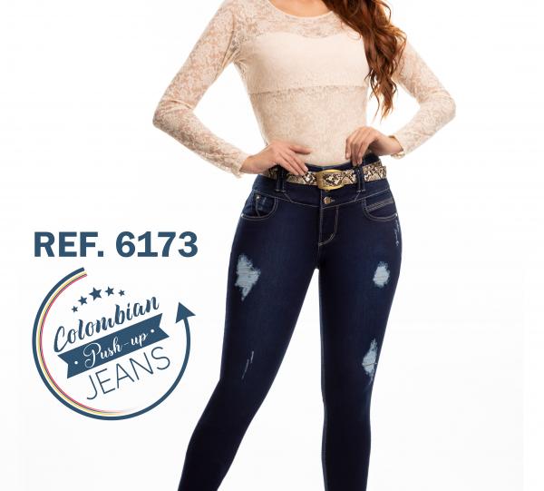 Colombian Jeans Maximo High Rise Tail Image