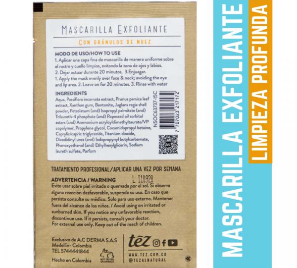 EXFOLIATING FACE MASK Image