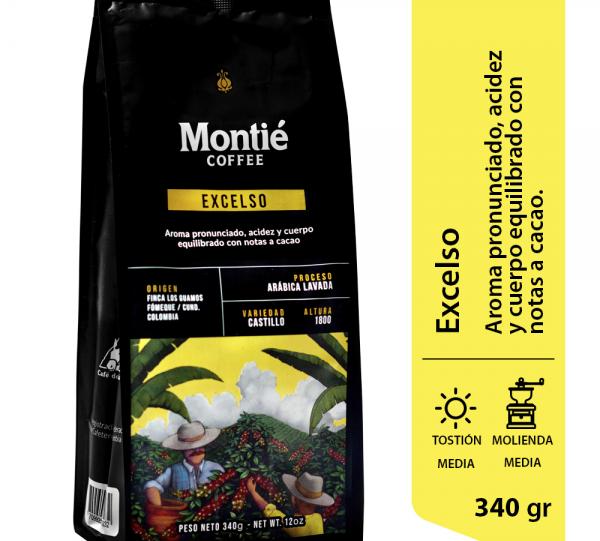 EXCELSO COFFEE - MONTIE COFFEE - SMALL SHIPMENTS FROM 24 UNITS Image