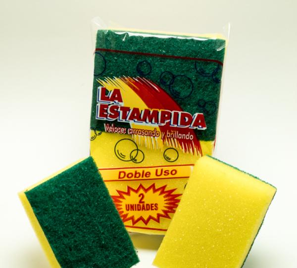 DOUBLE USE SCRUBBER SPONGES