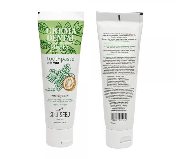 All natural ingredients toothpaste Image