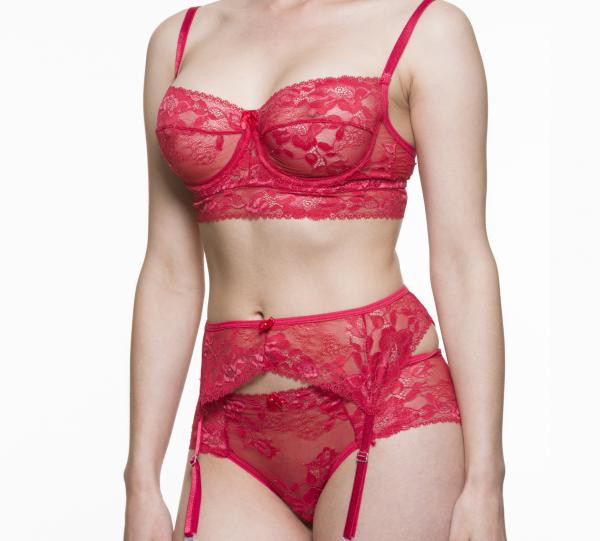 SCHERZO Adagio 4 Sensual Red Lingerie Set Image