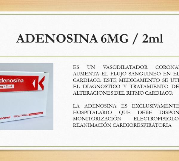 ADENOSINE 6mg/2ml Image