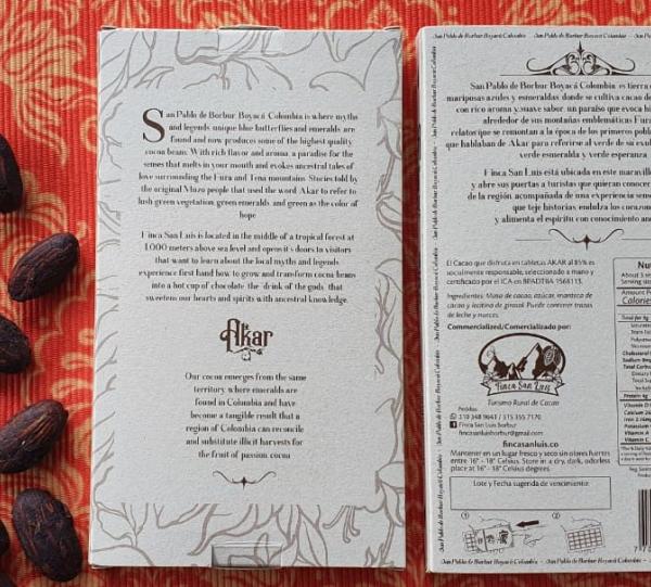 Akar dark chocolate 85% Image