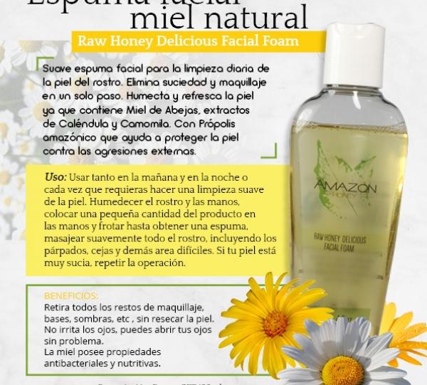 Raw honey delicious facial foam Image
