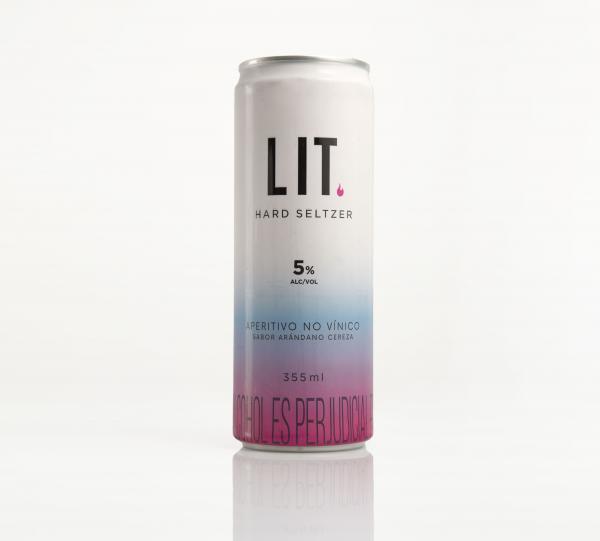 LIT Hard Seltzer Cranberry Cherry Image