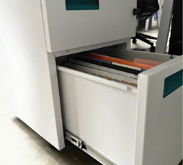 1x1 low filing cabinet with casters Image