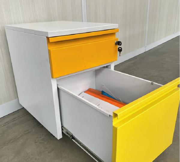 1x1 low filing cabinet with casters Image