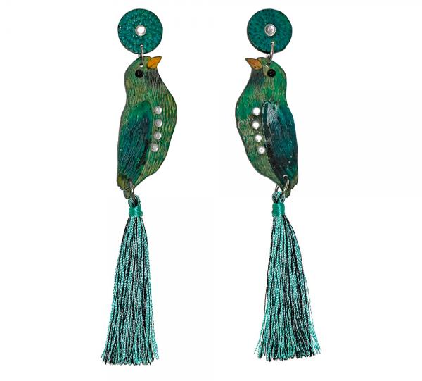 TILE BIRD EARRINGS Image
