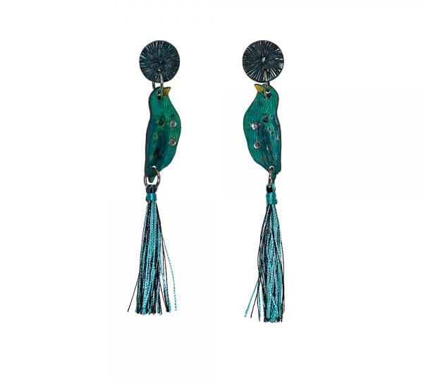 TILE BIRD EARRINGS Image