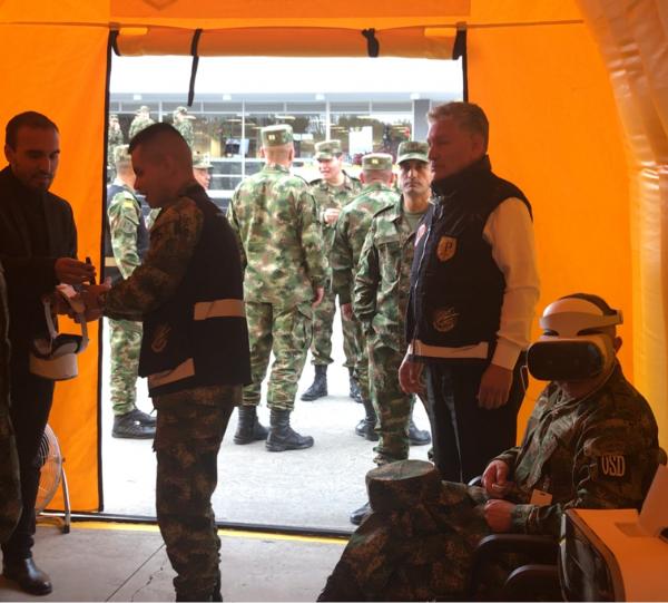 VR simulators - Army of Colombia Image