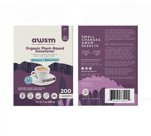 Organic & Natural Sweetener ( Allulose + Monk Fruit + Stevia) Image