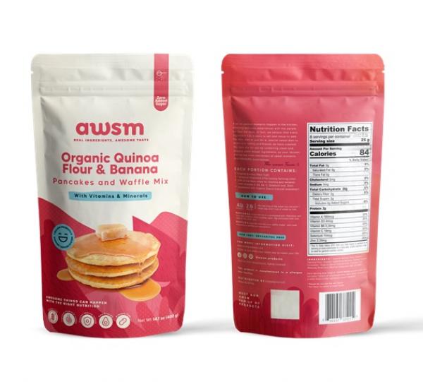 Awsm Organic & Healthy Baking pre-mix (Pancakes, Waffles and Cakes) Image