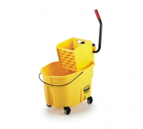 WAVEBRAKE® 35 QT Side Press Bucket and Wringer, yellow Image