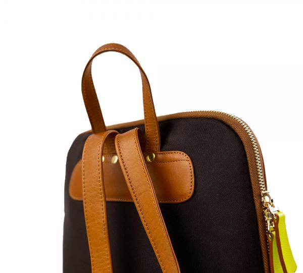 Backpack Purse for Women | GENUINE COLOMBIAN LEATHER | Available in Black, Brown and Tan | Real Leather Backpack Purse Image