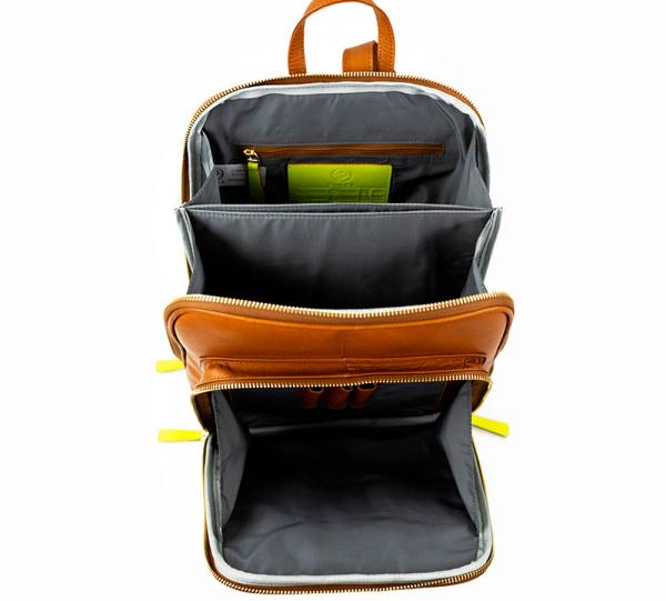 Backpack Purse for Women | GENUINE COLOMBIAN LEATHER | Available in Black, Brown and Tan | Real Leather Backpack Purse Image