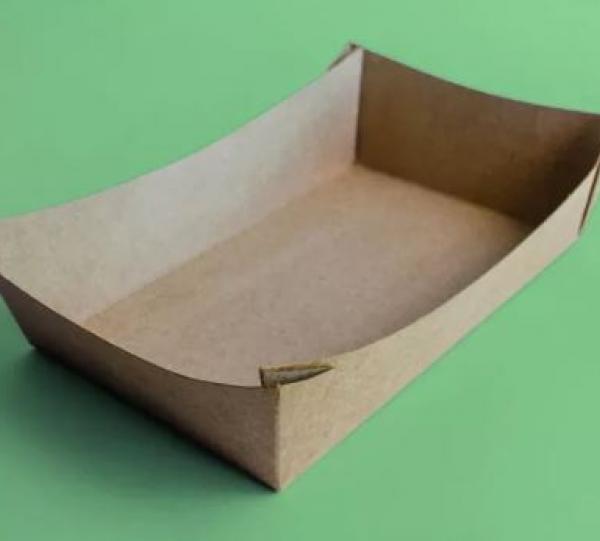 Cardboard food containers Image
