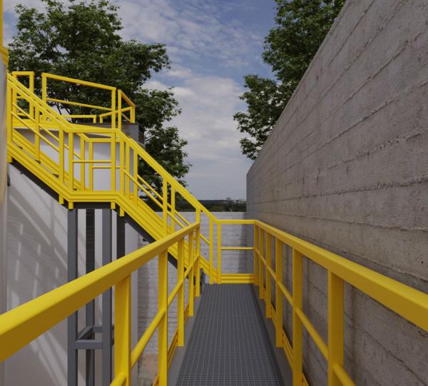 FRP Industrial Handrail Image