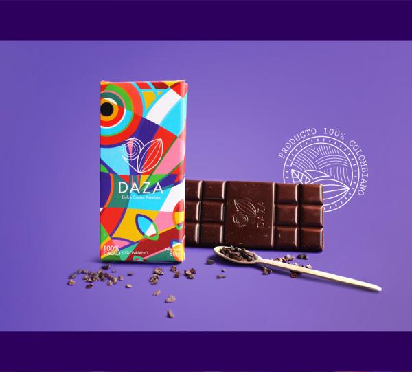 100% cocoa chocolate bars, 80 grams Image