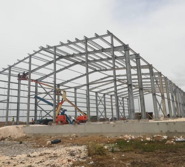 Steel structure building Image